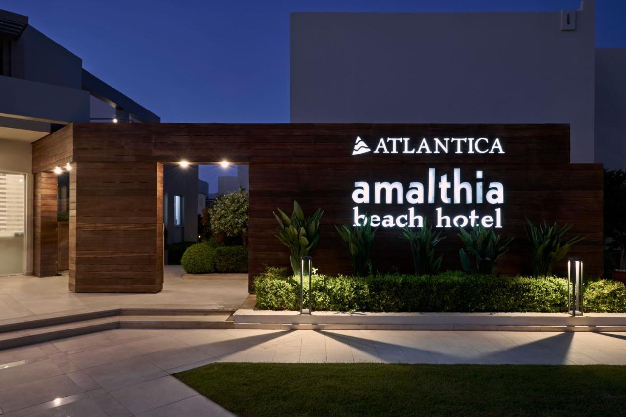 Atlantica Amalthia Beach Hotel - Adults Only Ajía Marína Kültér fotó