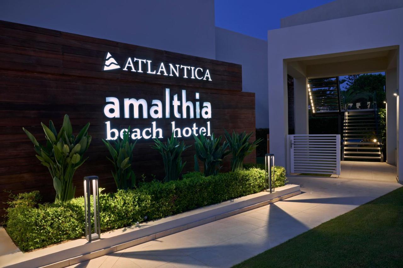 Atlantica Amalthia Beach Hotel - Adults Only Ajía Marína Kültér fotó